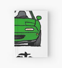 MX5 Miata NA Green Hardcover Journal