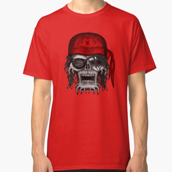 Errorface Pirate Skull Classic T-Shirt