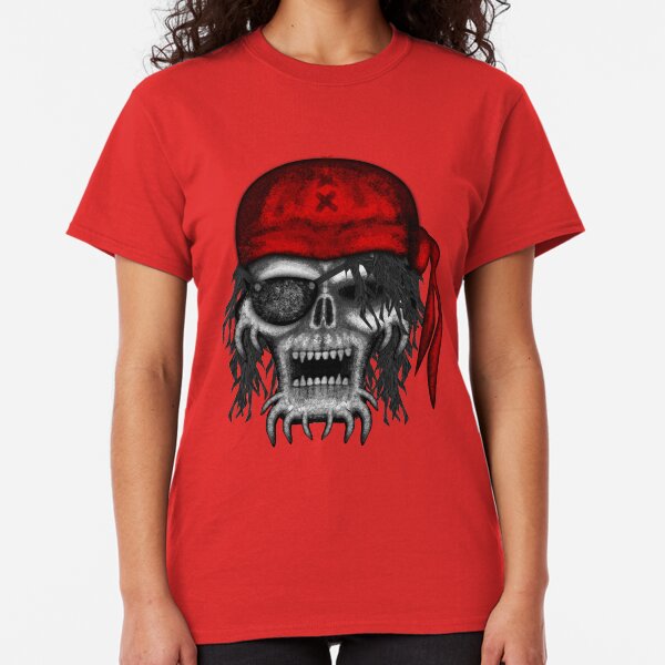Errorface Pirate Skull Classic T-Shirt