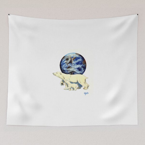 Item preview, Save Our World- Polar Bear designed and sold by Apollo Environmental Artist.