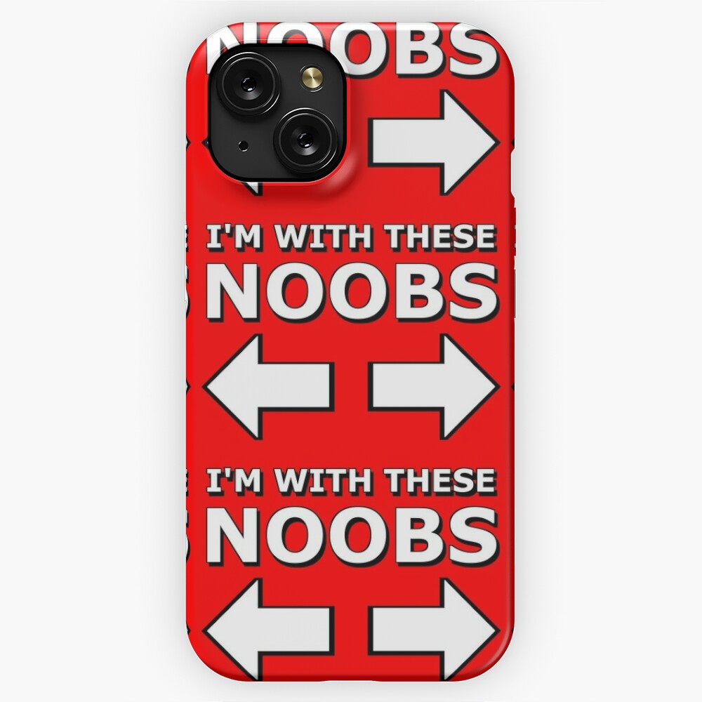 I'm with these noobs, gamer geek Kids T-Shirt for Sale by AMagicalJourney