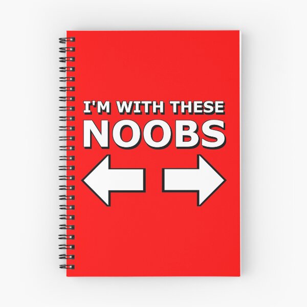 Item preview, I'm with these noobs, gamer geek designed and sold by AMagicalJourney.