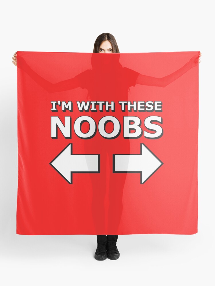 I'm with these noobs, gamer geek Kids T-Shirt for Sale by AMagicalJourney