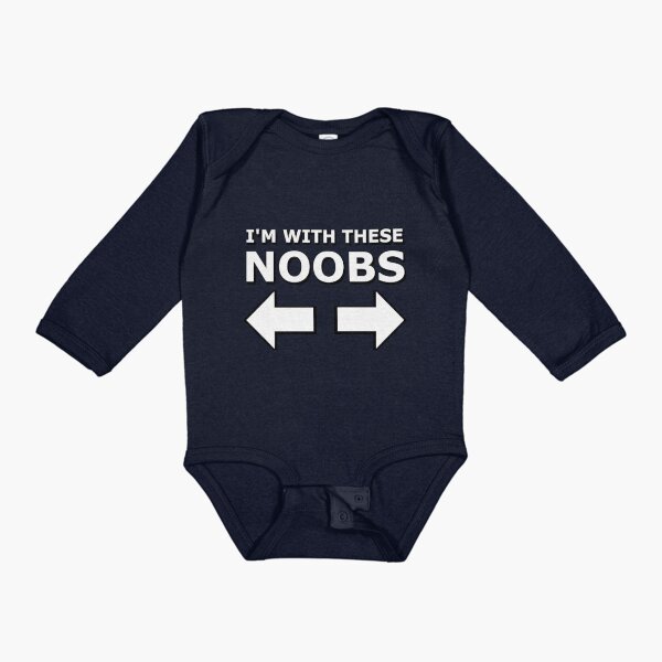 Item preview, I'm with these noobs, gamer geek designed and sold by AMagicalJourney.