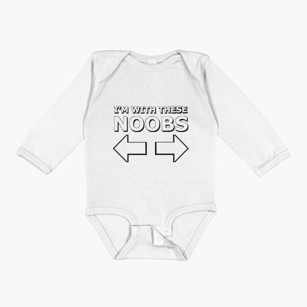 Item preview, I'm with these noobs, gamer geek designed and sold by AMagicalJourney.