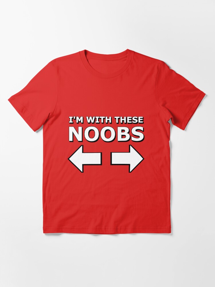 I'm with these noobs, gamer geek Kids T-Shirt for Sale by AMagicalJourney