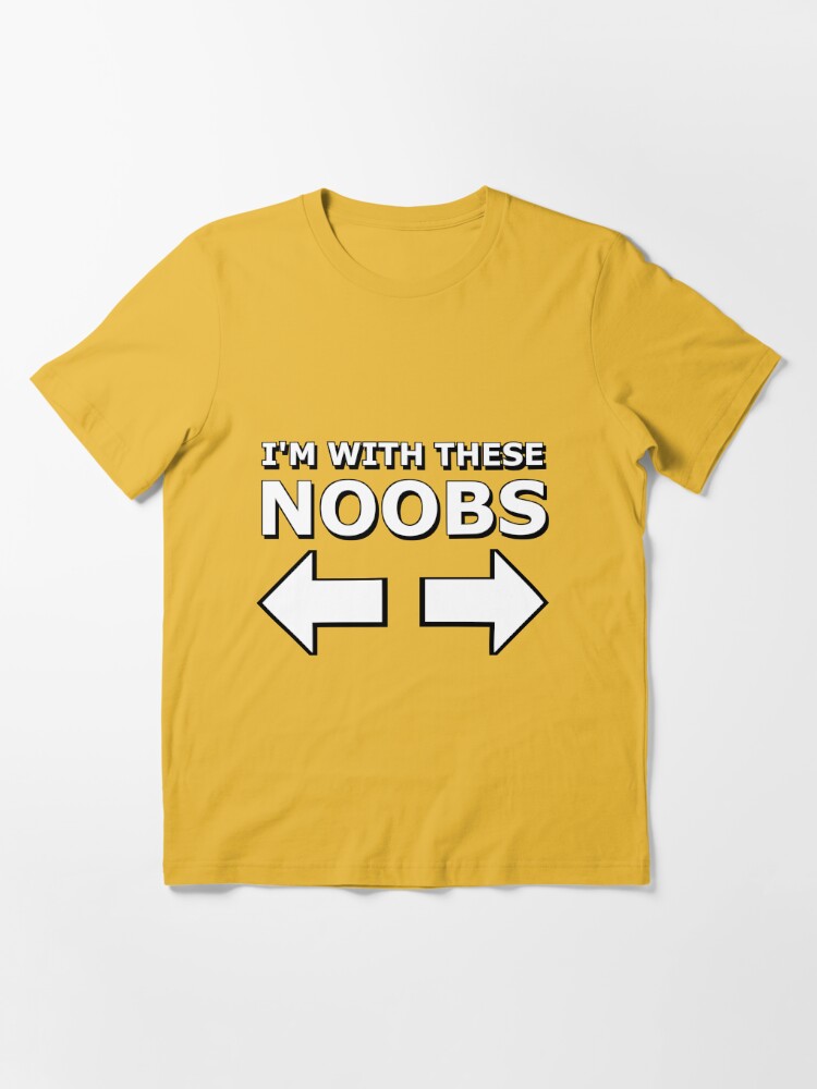 I'm with these noobs, gamer geek Kids T-Shirt for Sale by AMagicalJourney