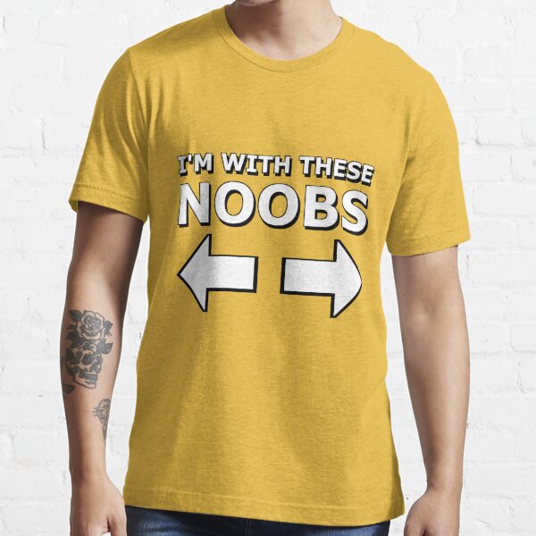 I'm with these noobs, gamer geek Kids T-Shirt for Sale by AMagicalJourney
