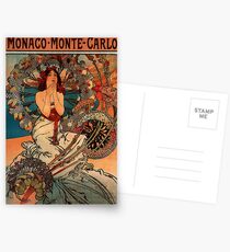 'Monaco' by Alphonse Mucha (Reproduction) Postcards