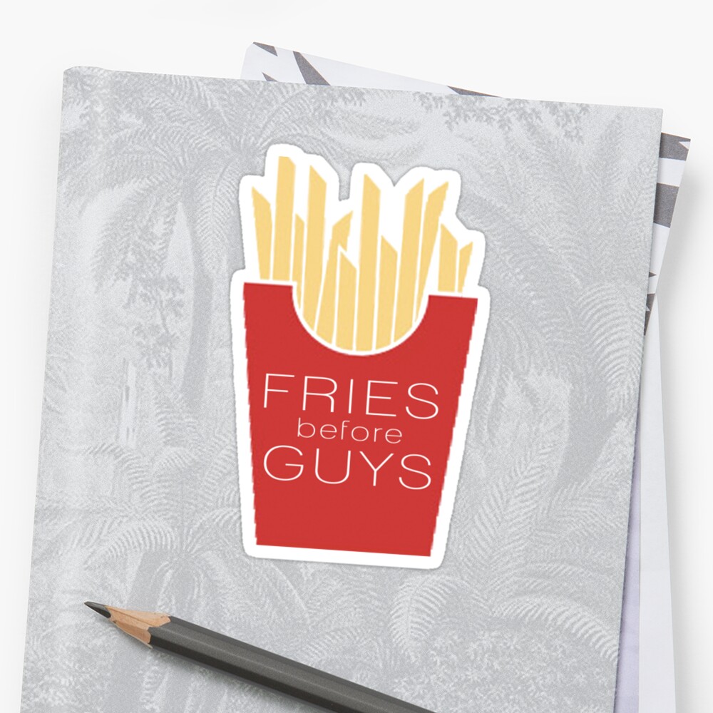 fries before guys plush