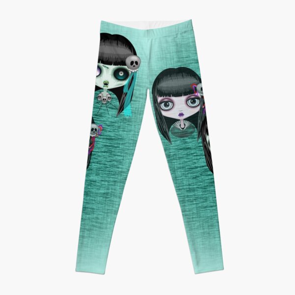 Voodoo doll Leggings for Sale by Gabi Tolgyesi