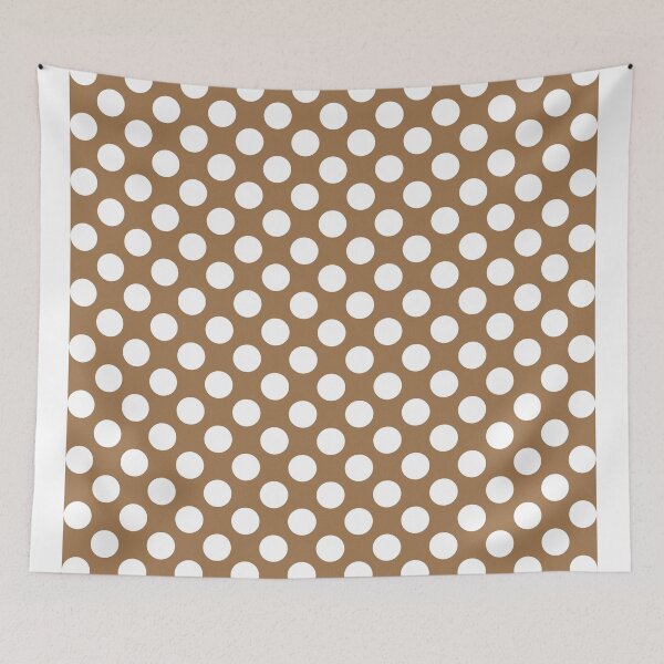 Item preview, Brown and white dots pattern designed and sold by perlphoto.