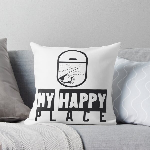 Item preview, My Happy Place (Airplane) designed and sold by CeeBeeCee.