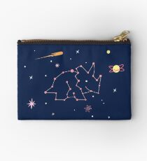 Triceratops dinosaur constellation Studio Pouch