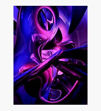 Fluorescent Passions Abstract Photographic Print