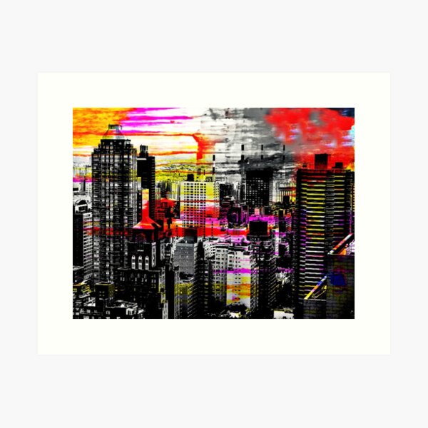 Artikel-Vorschau von Stadtansicht, Pop-Art-Stil, designt und verkauft von ShellyKay.