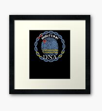 Aruba Its In My DNA - Aruba Aruban Flag In Thumbprint Framed Print