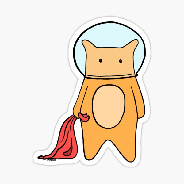 Space Hamster Sticker