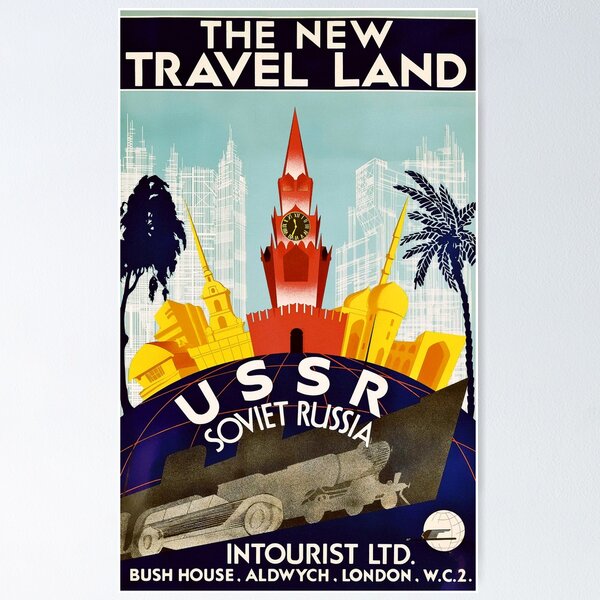 Item preview, The New Travel Land - USSR Soviet Russia designed and sold by Domain of the Public.