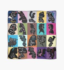 Princess Inspirational Quote Collage Scarf