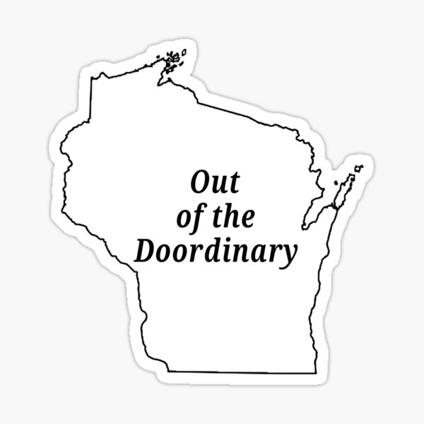 Out of the Doordinary. Sticker