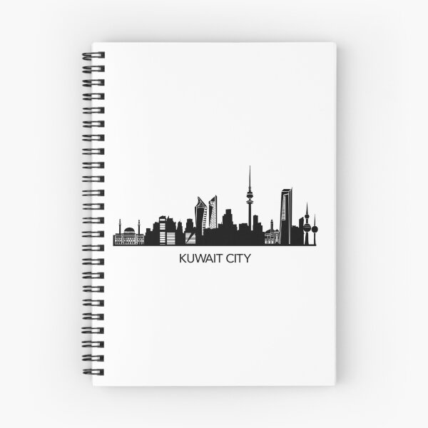 Item preview, Kuwait City skyline Art designed and sold by Elenia Design.