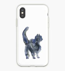 Shameless Cats: Silhouette Black Cat iPhone Case