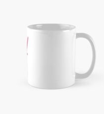 Taza Pink Glitter Letra "H"