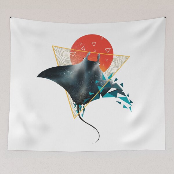 Item preview, Geometric Sting Ray designed and sold by Dan Elijah Fajardo.