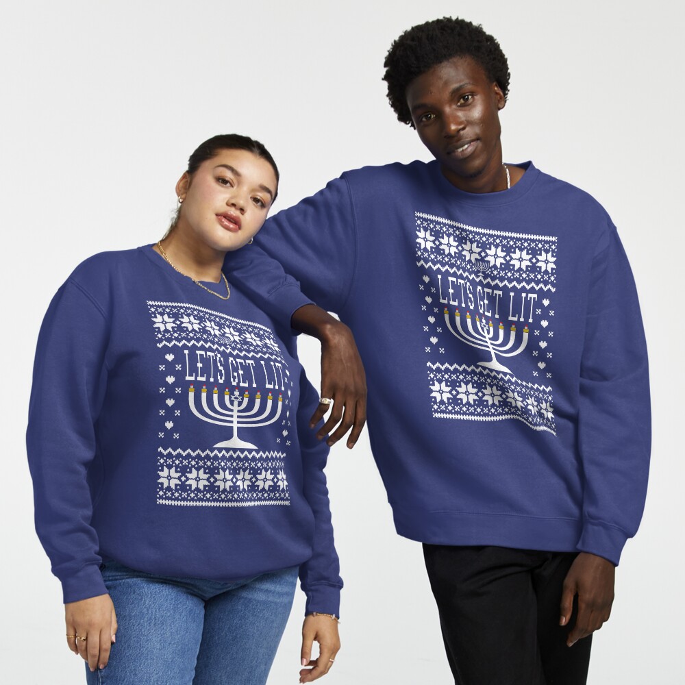 Lets get online lit christmas sweater
