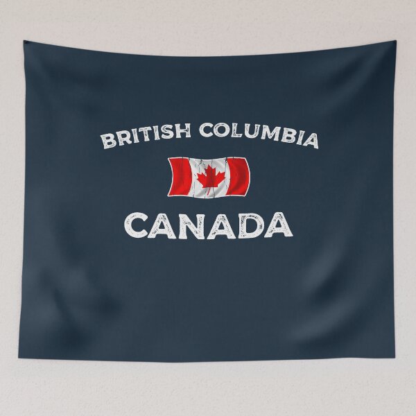 Item preview, British Columbia Canada Waving Canadian flag designed and sold by dk80.