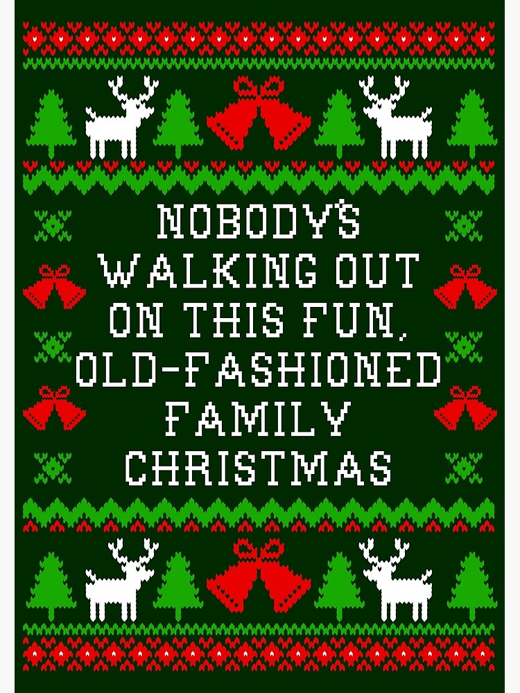 Nobody's Walking Out On This outlet Fun Old-Fashioned Family Christmas | Set of 2 RED W/ WHITE SWEATERS | Matching Christmas Sweaters | Holiday