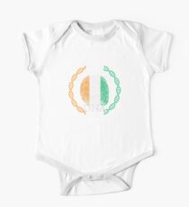 Ivory Coast Its In My DNA - Ivory Coast Ivorian Flag In Thumbprint One Piece - Short Sleeve
