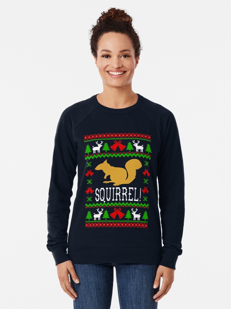 Christmas vacation squirrel sweater hotsell