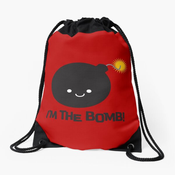 Bomb Drawstring Bags Redbubble - toxic bomb roblox