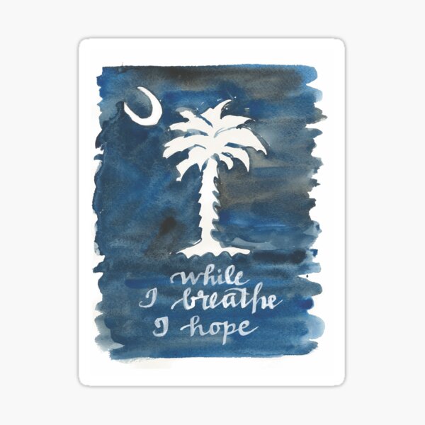 Item preview, SC State Flag and motto designed and sold by Nancy Campbell.