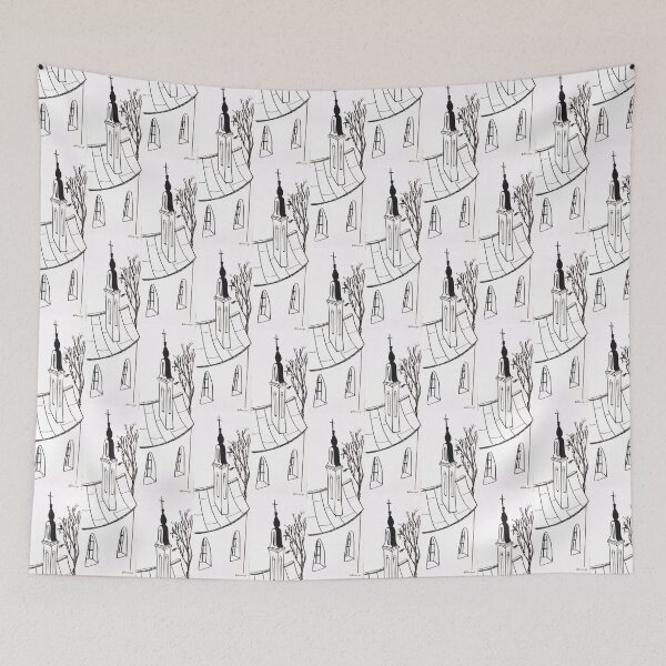 Item preview, Sketch of beautiful church designed and sold by Solotry.