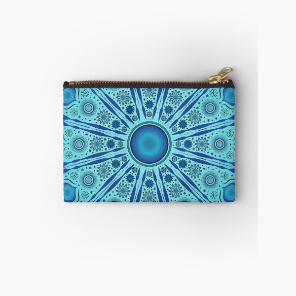 Item preview, Modern Turquoise Blue Mandala designed and sold by Elsy's Art.