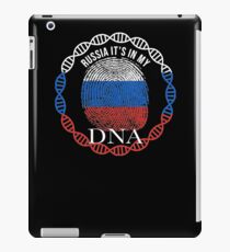 Russia Its In My DNA - Russia Russian Flag In Thumbprint iPad Case/Skin