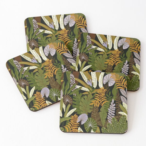 Item preview, Tropical Jungle Botanical Night Garden Nightgarden designed and sold by UtArt.