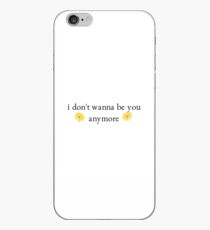 Billie Eilish "I don't wanna be you anymore" iPhone Case