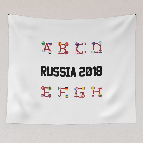 Item preview, Russia Soccer 2018 World Football Cup All Teams 32  designed and sold by miracletee.