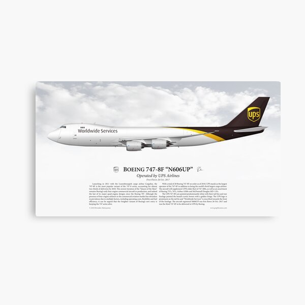 Boeing 747-8F - UPS Airlines Canvas Print
