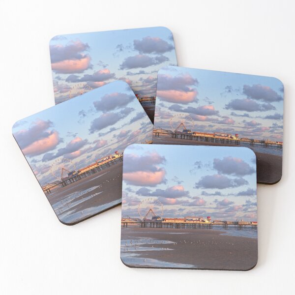 Item preview, Blackpool Central Pier Sunset designed and sold by rawshutterbug.