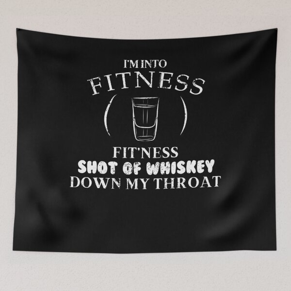 Item preview, Fitness Whiskey Down My Throat Whiskey Shirts designed and sold by shoppzee.