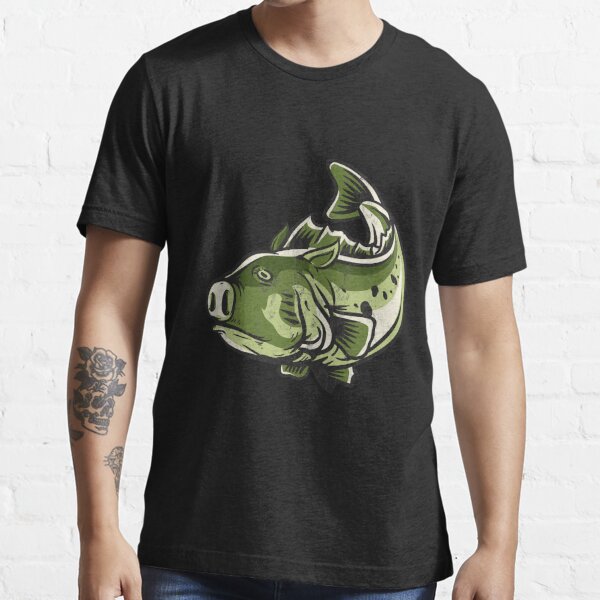 Funny Bass Fishing Men Women Jig Pig T-Shirt by Noirty Designs - Fine Art  America