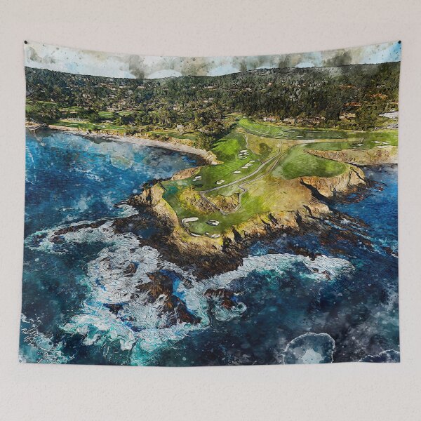 Item preview, Pebble Beach California designed and sold by AM FineArtPrints.
