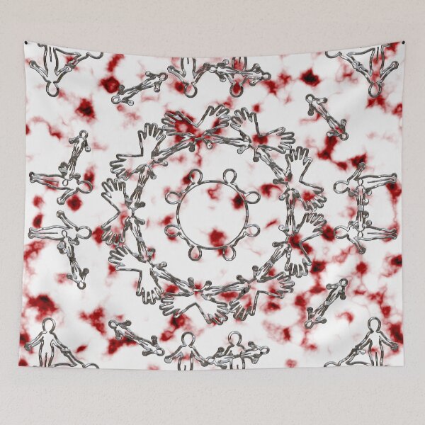 Item preview, Alien Mandala Silver and Red Plasma designed and sold by MarkUK97.