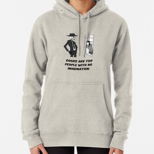 Skulduggery Pleasant Fanart - Doors Pullover Hoodie