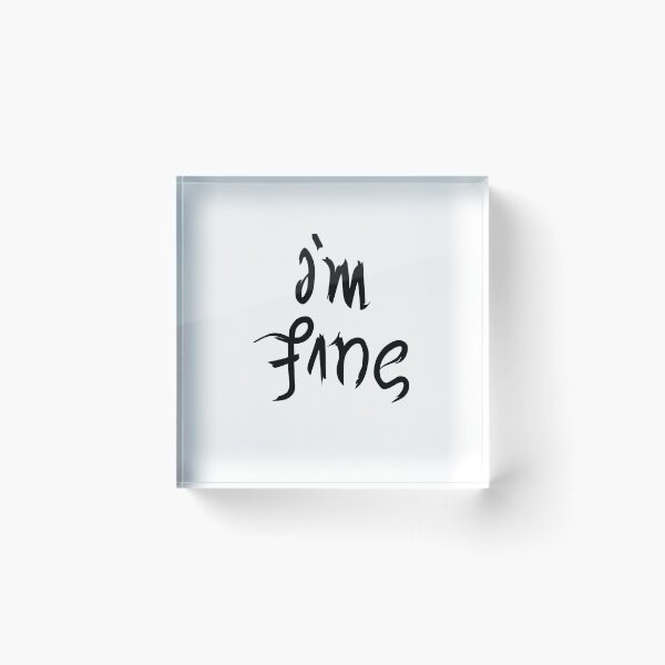 Item preview, I'm Fine / Save ME  designed and sold by Enami.